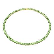 Swarovski Damhalsband Matrix Tennis Grön Guldlegeringsskikt 5661189 Gr...