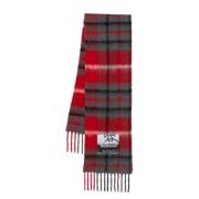 Vivienne Westwood Chunky Stickad Tartan Sjal Red, Herr