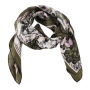 Alexander McQueen Skull Blossom Scarf Multicolor, Dam