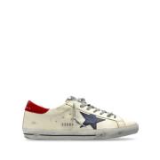 Golden Goose Beige Sneakers med Märkesdetaljer White, Herr