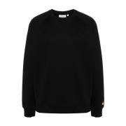 Carhartt Wip Chase Sweater Stickat Black, Herr