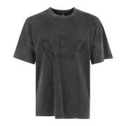 Represent Vintage Svart T-shirt med Rep Appliqué Black, Herr