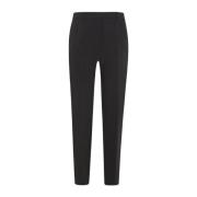 Seventy Bi-elastiska chinos för moderna kvinnor Black, Dam