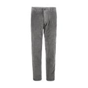 Incotex Cordbyxor Antracit Italien Stil Gray, Herr