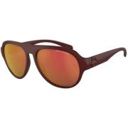 Armani Exchange Brun Acetat Solglasögon Brown, Herr