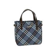 Burberry Vintage Pre-owned Nylon handvskor Blue, Dam