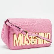 Moschino Pre-Owned Pre-owned Laeder axelremsvskor Pink, Dam