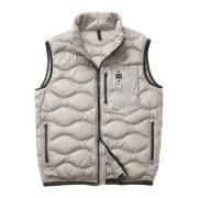 Blauer Nylon Gilet Vest Gray, Herr