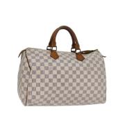 Louis Vuitton Vintage Pre-owned Canvas handvskor Beige, Dam