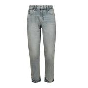 Represent Straight Leg Denim Jeans Gray, Herr