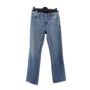 Alexander Wang Pre-owned Pre-owned Bomull jeans Blue, Dam