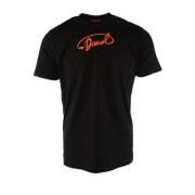 Diesel Svart Bomull T-shirt för Män Black, Herr