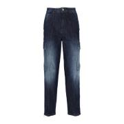 Kocca Blå Jeans med Stora Fickor Blue, Dam