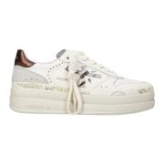 Premiata Stilig Sneaker med 100% sammansättning White, Dam