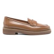 Aquazzura Brun Elegant Stängda Loafers Brown, Dam