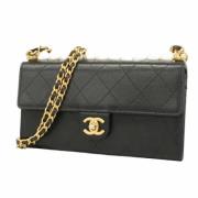 Chanel Vintage Pre-owned Laeder plnbcker Black, Dam