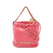 Chanel Vintage Pre-owned Laeder chanel-vskor Pink, Dam