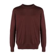 Jil Sander Brun Ull Casual Tröja Brown, Herr