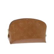 Louis Vuitton Vintage Pre-owned Laeder handvskor Beige, Dam