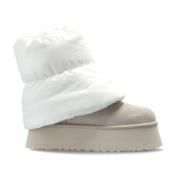 UGG Snö stövlar Classic Mini Dipper Puffer Beige, Dam