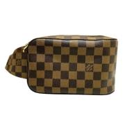 Louis Vuitton Vintage Pre-owned Canvas axelremsvskor Brown, Dam