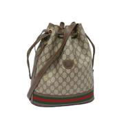 Gucci Vintage Pre-owned Canvas gucci-vskor Beige, Dam