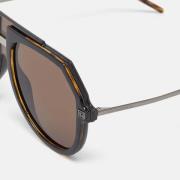 Dolce & Gabbana Pre-owned Pre-owned Acetat solglasgon Brown, Herr