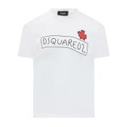 Dsquared2 Logo T-shirt White, Herr