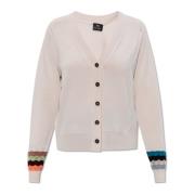 PS By Paul Smith Ull Cardigan Beige, Dam