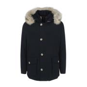 Woolrich Blå Arctic Jacka för Män Black, Herr