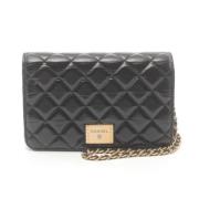 Chanel Vintage Pre-owned Laeder chanel-vskor Black, Dam