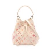 Louis Vuitton Vintage Pre-owned Canvas handvskor Beige, Dam