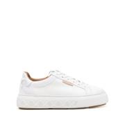 Tory Burch Vit Ladybug Casual Sneaker Trainers White, Dam