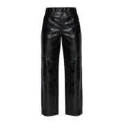 Rag & Bone Fejk läderbyxor Shea Black, Dam