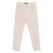 Lorena Antoniazzi Casual Beige Bomull Byxor Beige, Dam