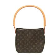 Louis Vuitton Vintage Pre-owned Tyg louis-vuitton-vskor Brown, Dam