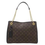 Louis Vuitton Vintage Pre-owned Tyg louis-vuitton-vskor Brown, Dam