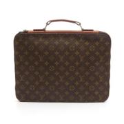 Louis Vuitton Vintage Pre-owned Laeder louis-vuitton-vskor Brown, Dam