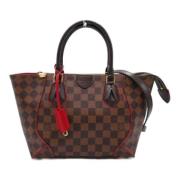 Louis Vuitton Vintage Pre-owned Canvas axelremsvskor Brown, Dam