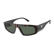 Emporio Armani Brun Acetat Unisex Solglasögon Brown, Unisex