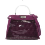 Fendi Vintage Pre-owned Laeder fendi-vskor Purple, Dam