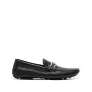 Casadei Svarta läderloafers Black, Herr