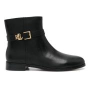 Ralph Lauren Brooke stövlar bootie Black, Dam