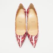 Christian Louboutin Pre-owned Pre-owned Tyg klackskor Red, Dam