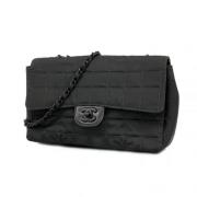 Chanel Vintage Pre-owned Nylon axelremsvskor Black, Dam