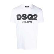 Dsquared2 T-Shirts White, Herr