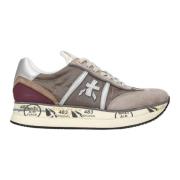 Premiata Stilig Sneaker med 100% sammansättning Brown, Dam