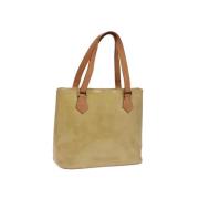 Louis Vuitton Vintage Pre-owned Laeder louis-vuitton-vskor Beige, Dam