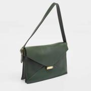 Celine Vintage Pre-owned Laeder kuvertvskor Green, Dam