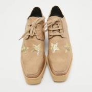 Stella McCartney Pre-owned Pre-owned Tyg sneakers Brown, Dam